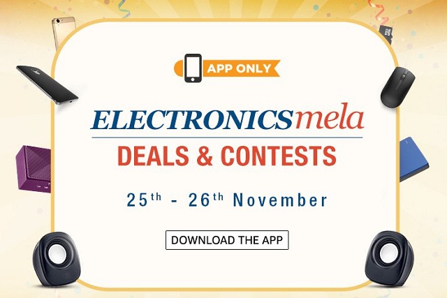 India Desire : Amazon Electronics Mela Sale : Great Discounts On Electronics [25th - 26th November]